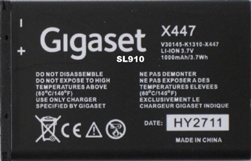 Gigaset SL910 Batarya V30145-K1310-X447