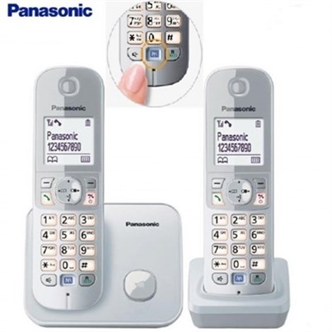 Panasonic KX-TG6812 Telsiz Telefon Gümüş