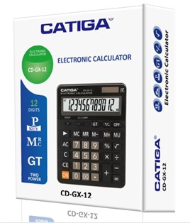 CATIGA CD-GX-120 12 HANE MASAÜSTÜ HESAP MAKİNESİ