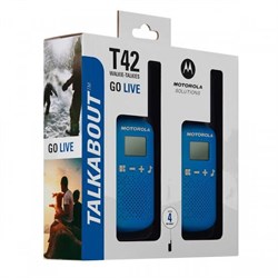 Motorola TLKR-T42 Mavi PMR El Telsizi Pilli Ekonomik Paket