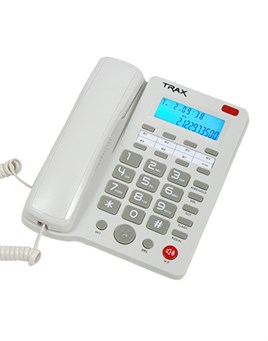 TRAX TC 603 Ekranlı Masaüstü Kablolu Telefon Beyaz