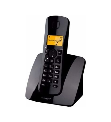 Türk Telekom C401 Telsiz Telefon (Siyah)